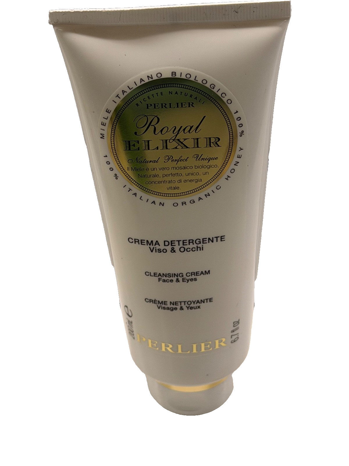 Perlier Royal Elixir Cleansing Cream for Face & Eyes-Jumbo 13.5 oz-NEW SEALED