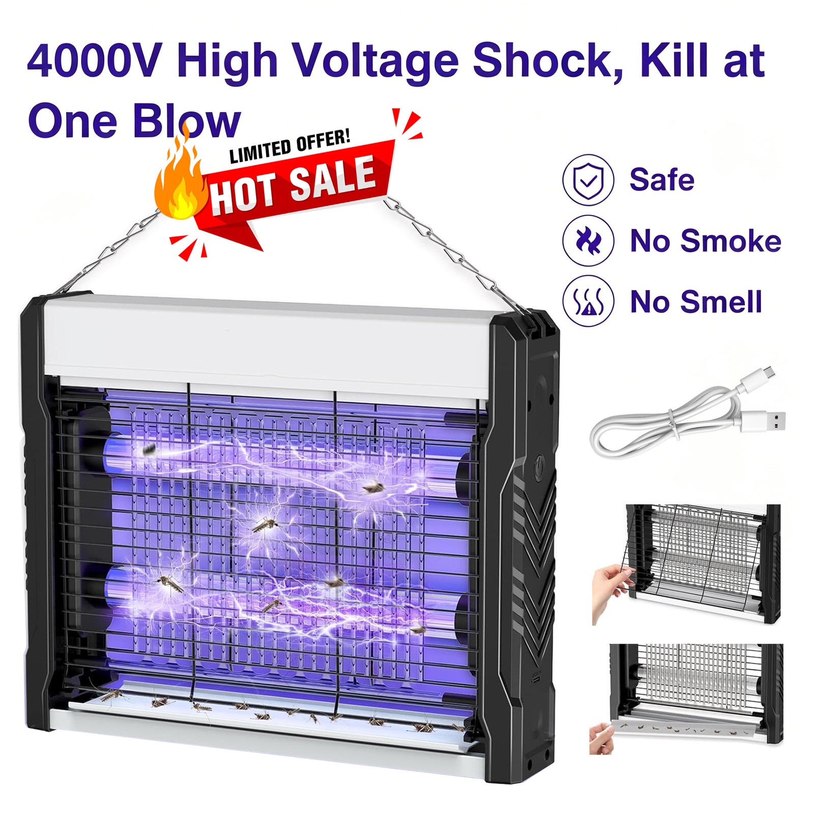 12 in Bug Zapper Indoor 2026, 4000V Mosquito Zapper Indoor for Home,Patio Yard,p 12 in Bug Zapper Indoor 2026, 4000V Mosquito Zapper Indoor for Home,Patio Yard,p