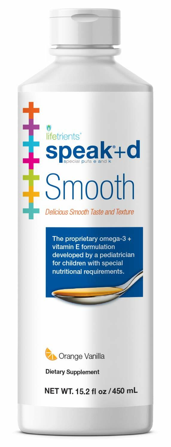 Lifetrients � Speak+D Smooth � Orange Vanilla � 15.2 oz � Pediatrician Formulate