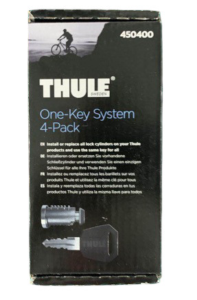 Thule One-Key System Lock Cylinders (4 Pack), 450400