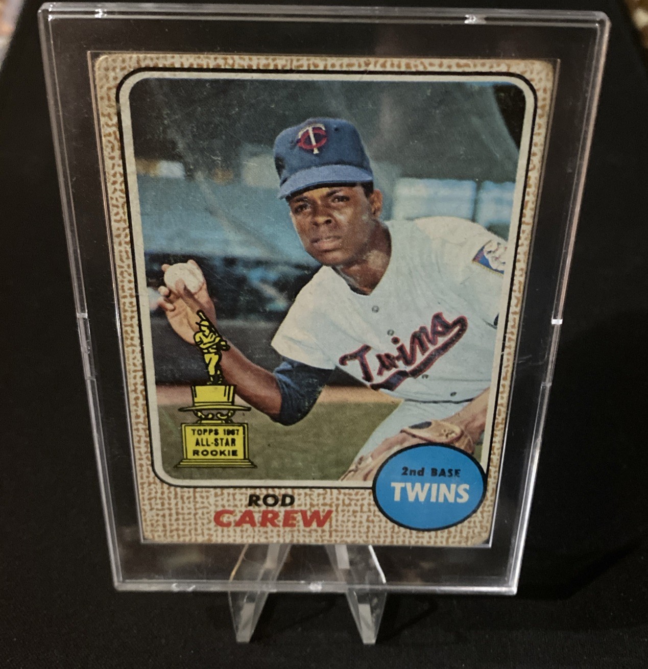 1968 Topps Rod Carew All-Star Rookie - #80 Minnesota Twins 1968 Topps Rod Carew All-Star Rookie - #80 Minnesota Twins