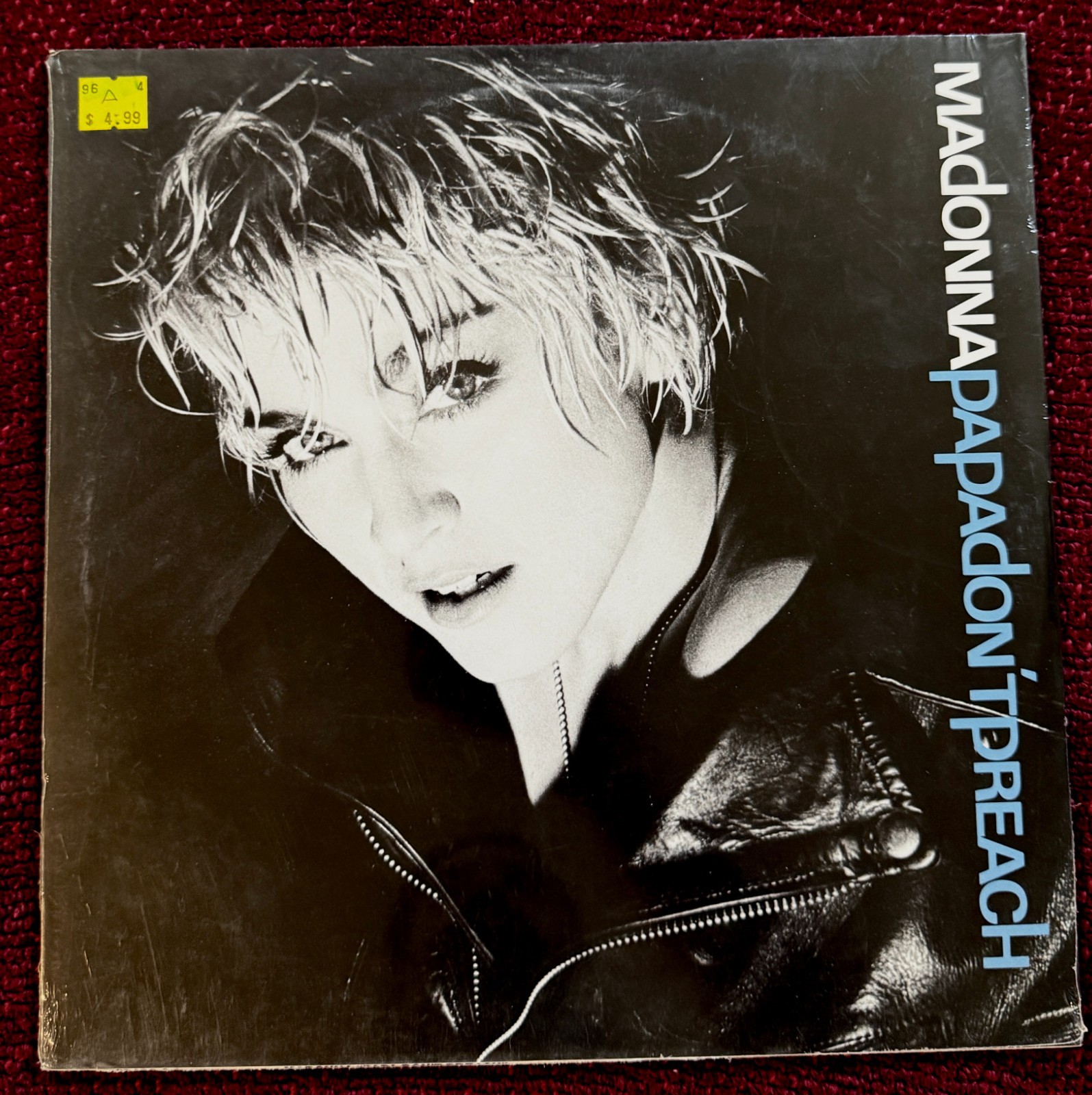 MADONNA  PAPA DON\'T PREACH RECORD 12\