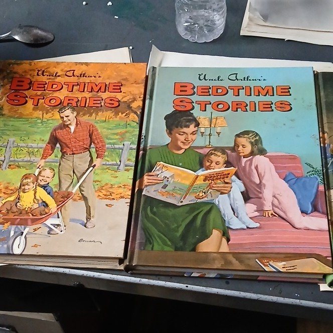 Uncle Arthur Bedtime Stories Illustrated Hardcover Set Volumes 1-4 Maxwell