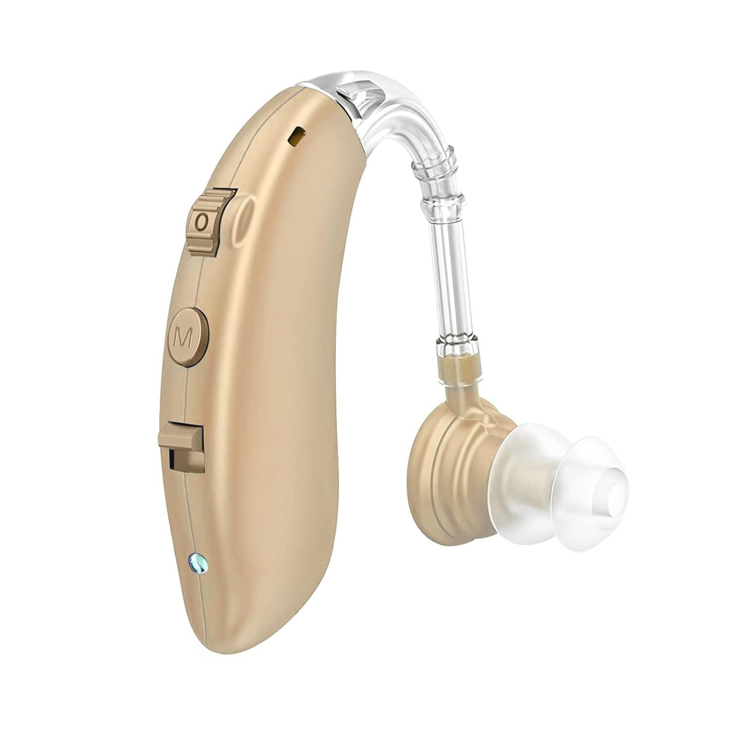 Rechargeable Hearing Amplifier, Adjustable Tone, Portable BTE Sound Device Rechargeable Hearing Amplifier, Adjustable Tone, Portable BTE Sound Device