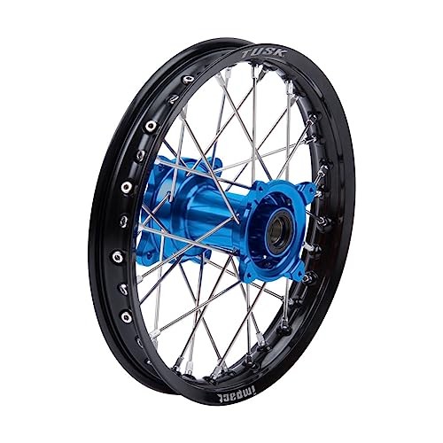 Tusk Impact Complete Rear Wheel 14x1.60 Black/Silver/Blue for Yamaha YZ85 Tusk Impact Complete Rear Wheel 14x1.60 Black/Silver/Blue for Yamaha YZ85