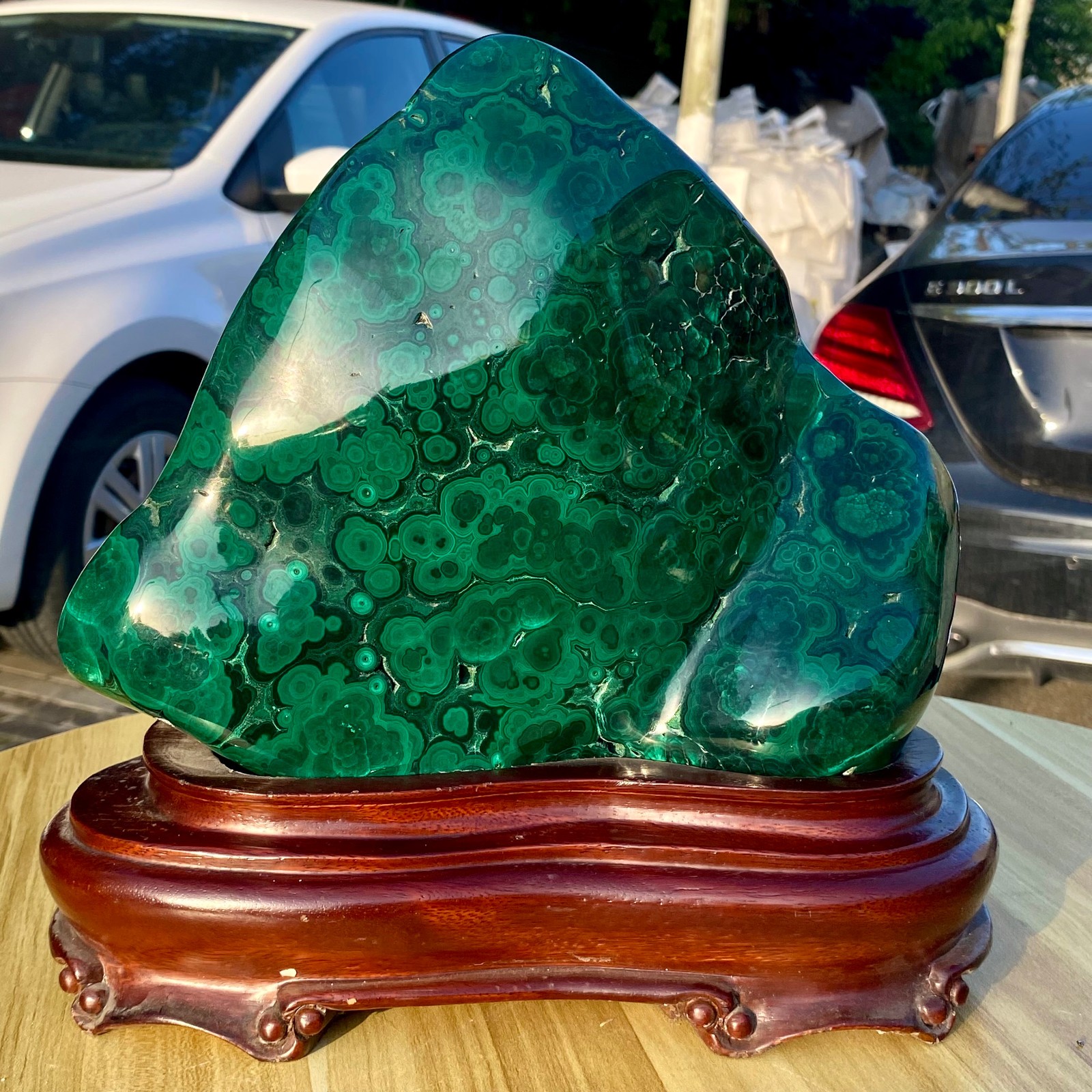 18.93LB TOP Natural Malachite  crystal quartz Mineral specimen Reiki gem