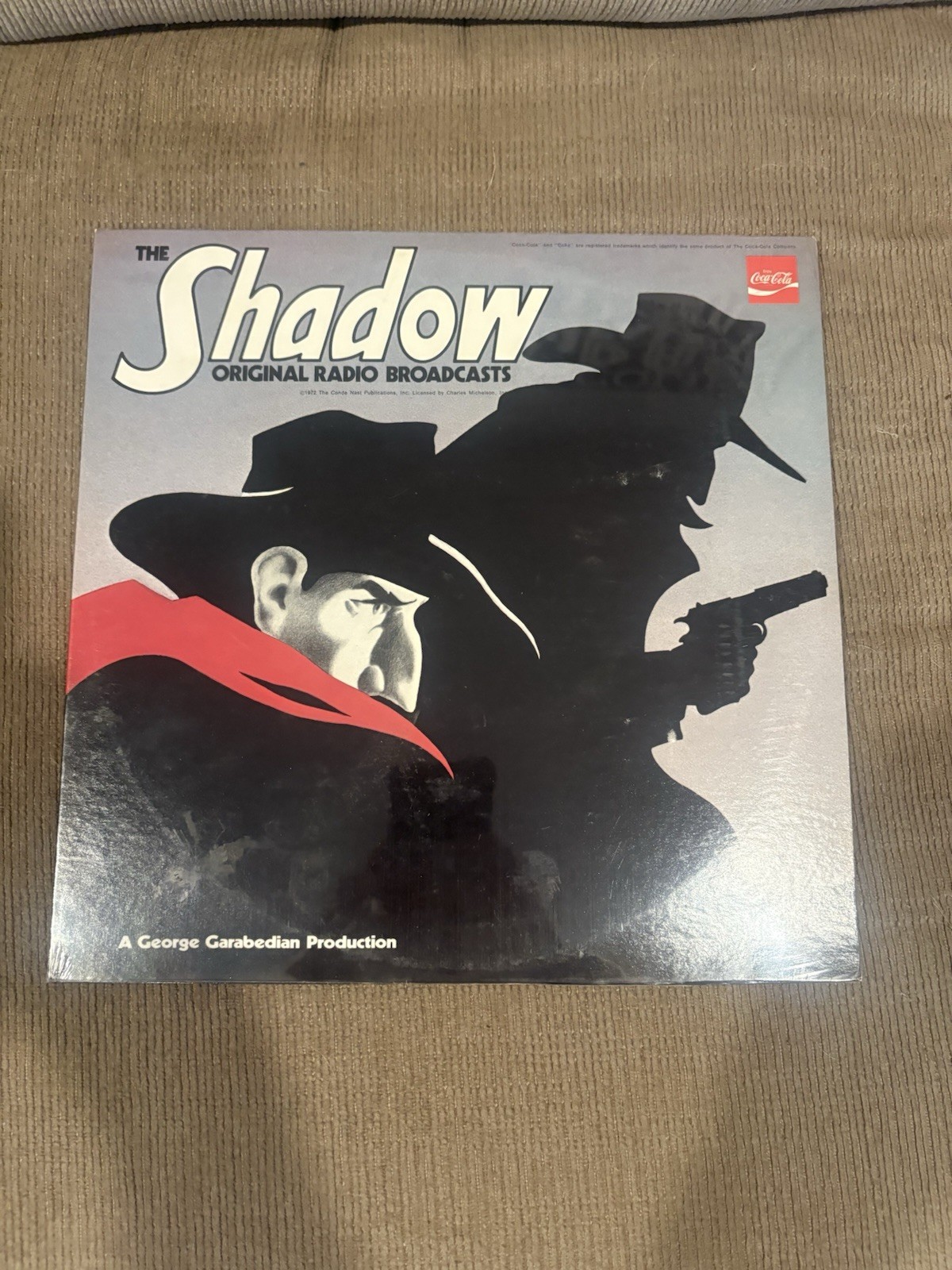 THE SHADOW Original Radio Broadcasts 1972 Coca Cola 33 RPM Record NEW SEALED