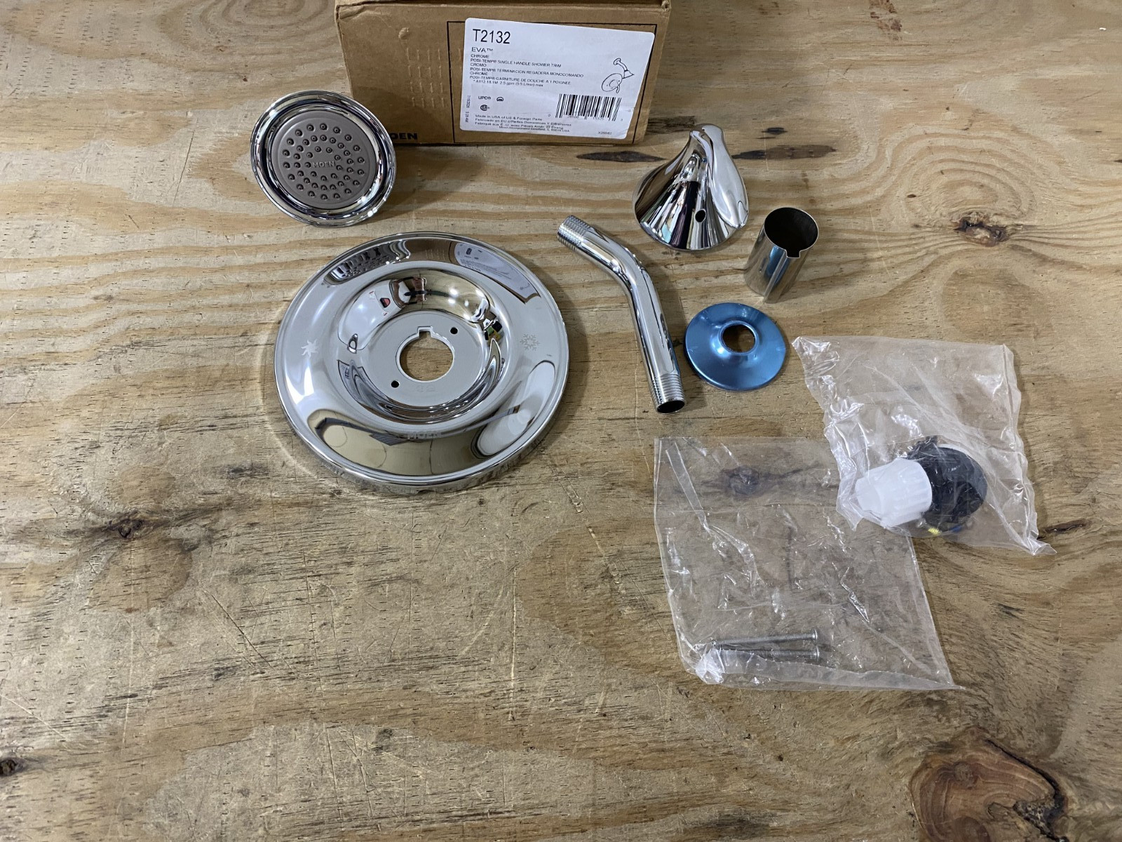Moen T2132 Single Handle Posi-Temp Pressure Balanced Shower Trim *READ*
