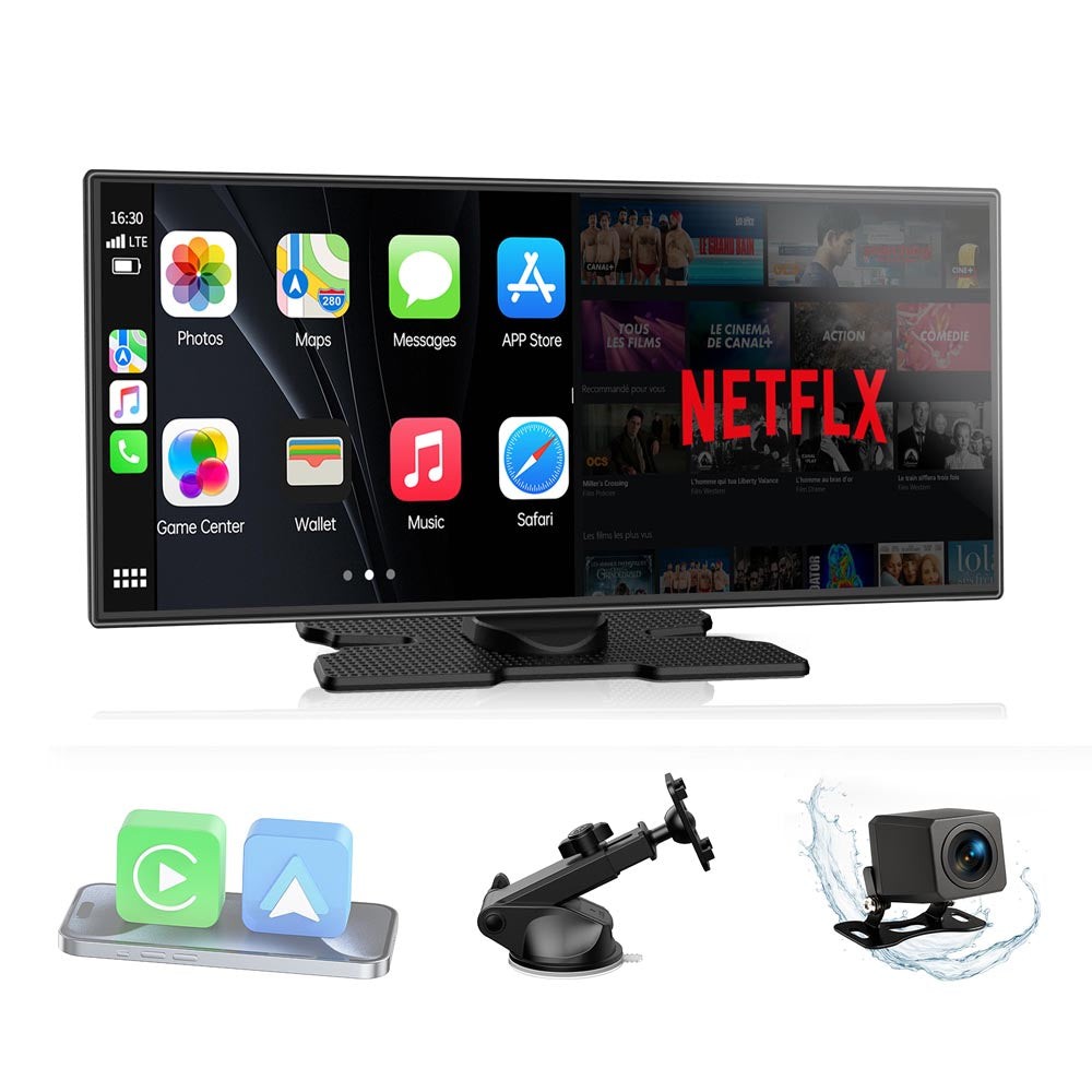 Wireless Portable Carplay Screen for Car- 10.25\