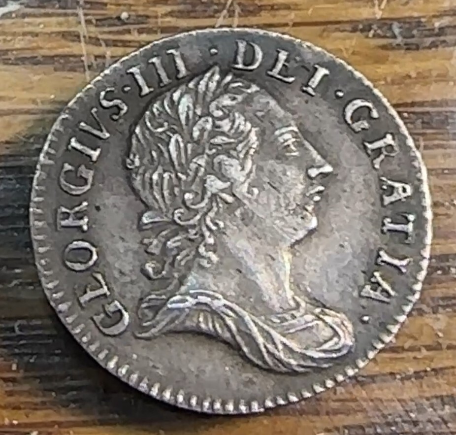 1762 Great Britain George III 3 Pence Super Original XF KM-591 CHRC 1762 Great Britain George III 3 Pence Super Original XF KM-591 CHRC