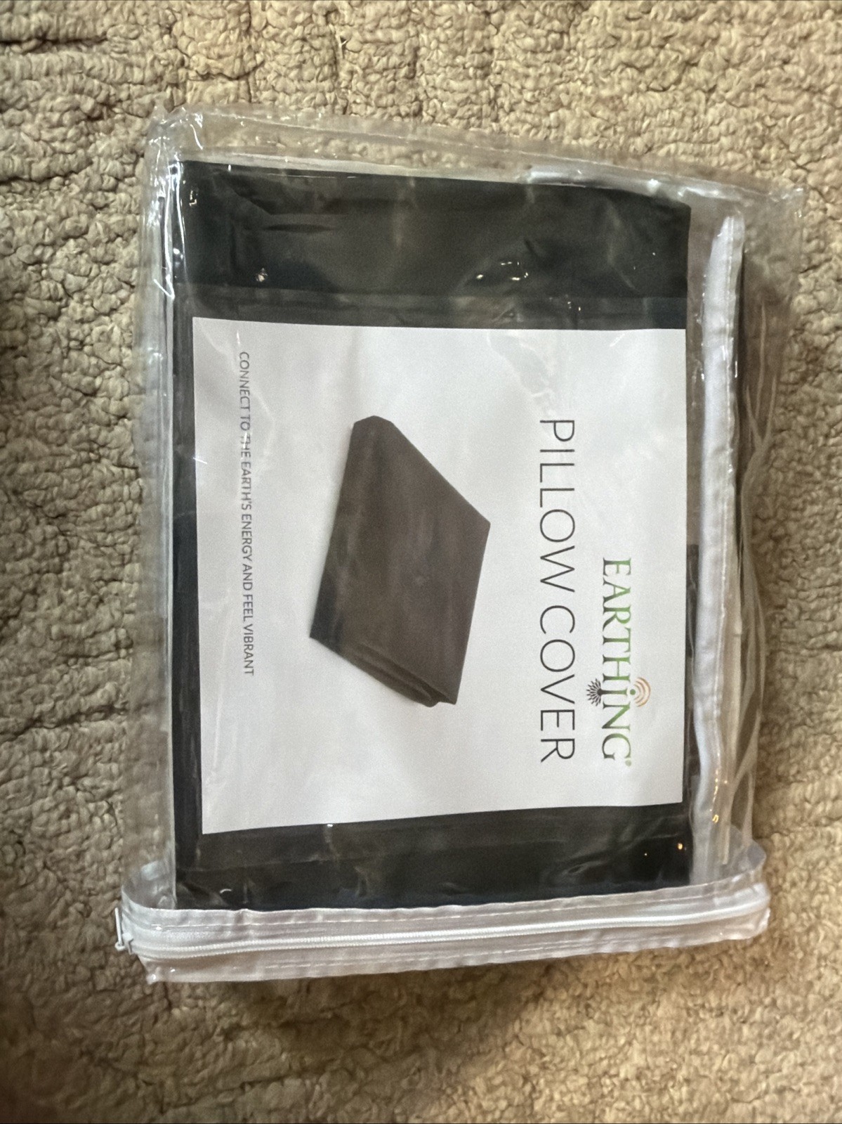 EARTHING Brand Pillow Cover Kit NEW Grounding Conductive Clint Ober Black Std