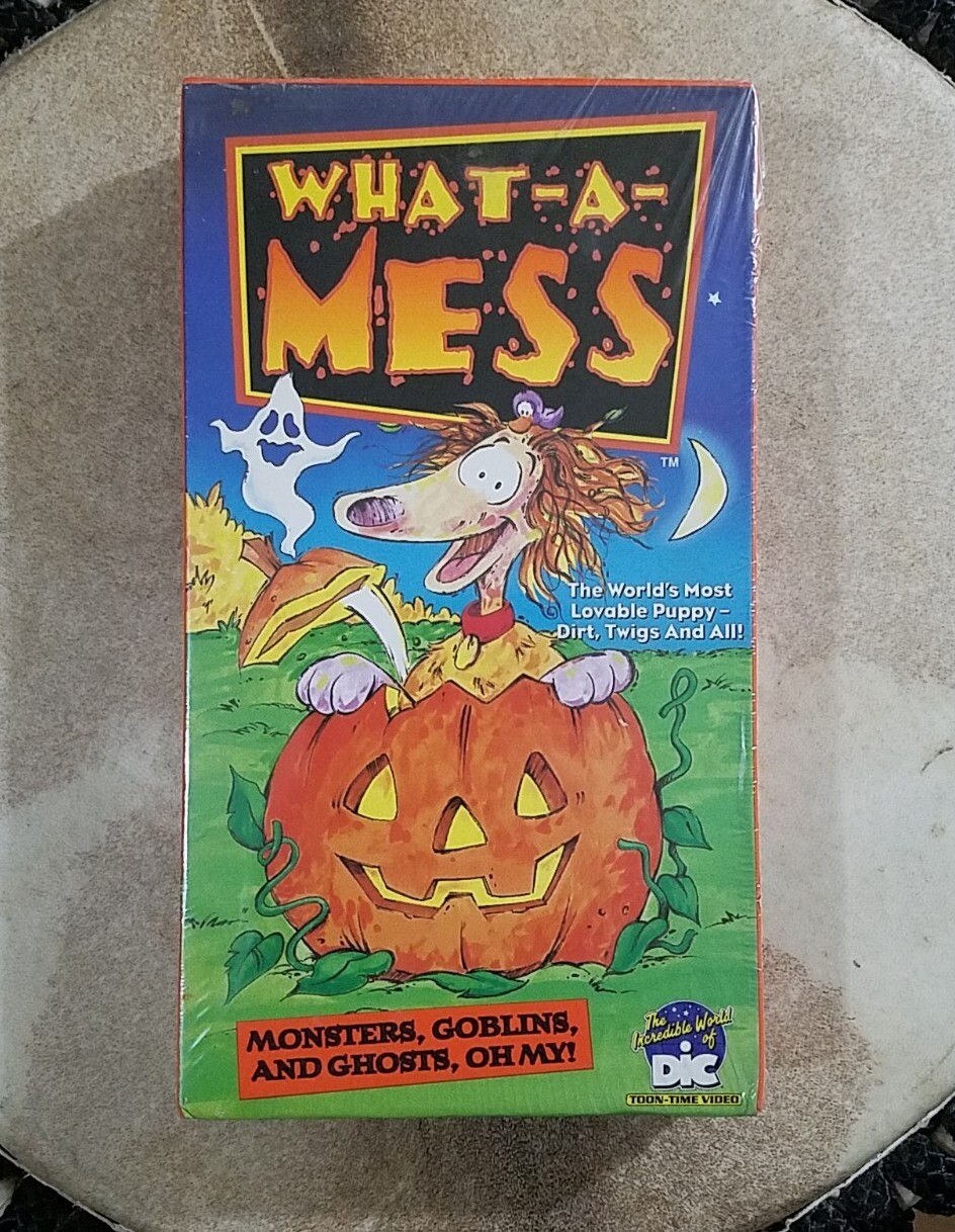 What-A-Mess: Monsters, Goblins, and Ghosts, Oh My (VHS, 1996) New Sealed. BVHV What-A-Mess: Monsters, Goblins, and Ghosts, Oh My (VHS, 1996) New Sealed. BVHV