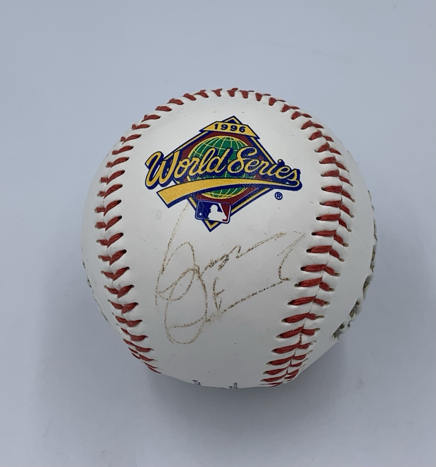 George Steinbrenner Signed 1996 Yankees World Series Champs Baseball Steve Grad