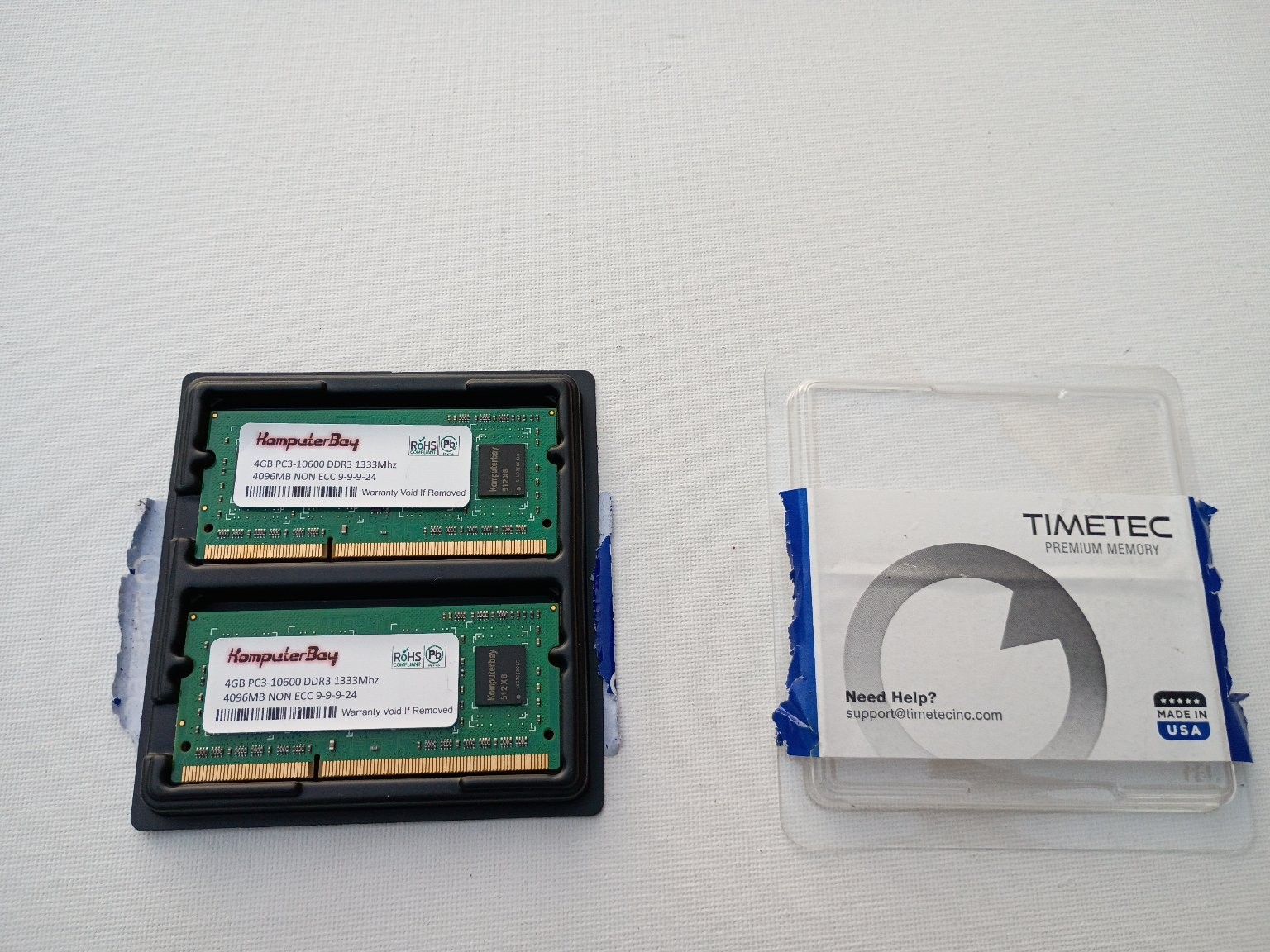 KomputerBay 8GB (2x4GB) PC3-10600 DDR3 1333MHz SO-DIMM Laptop RAM Memory Kit