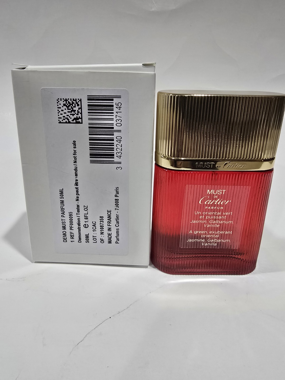 NEW Cartier Must de Cartier Parfum 1.6oz/50ml 100% AUTHENTIC