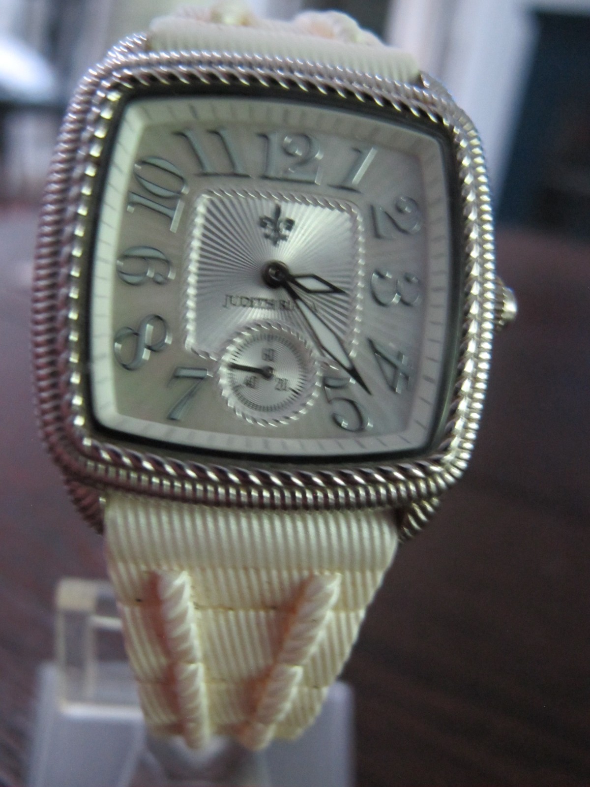 Judith Ripka Silver Tone Square \