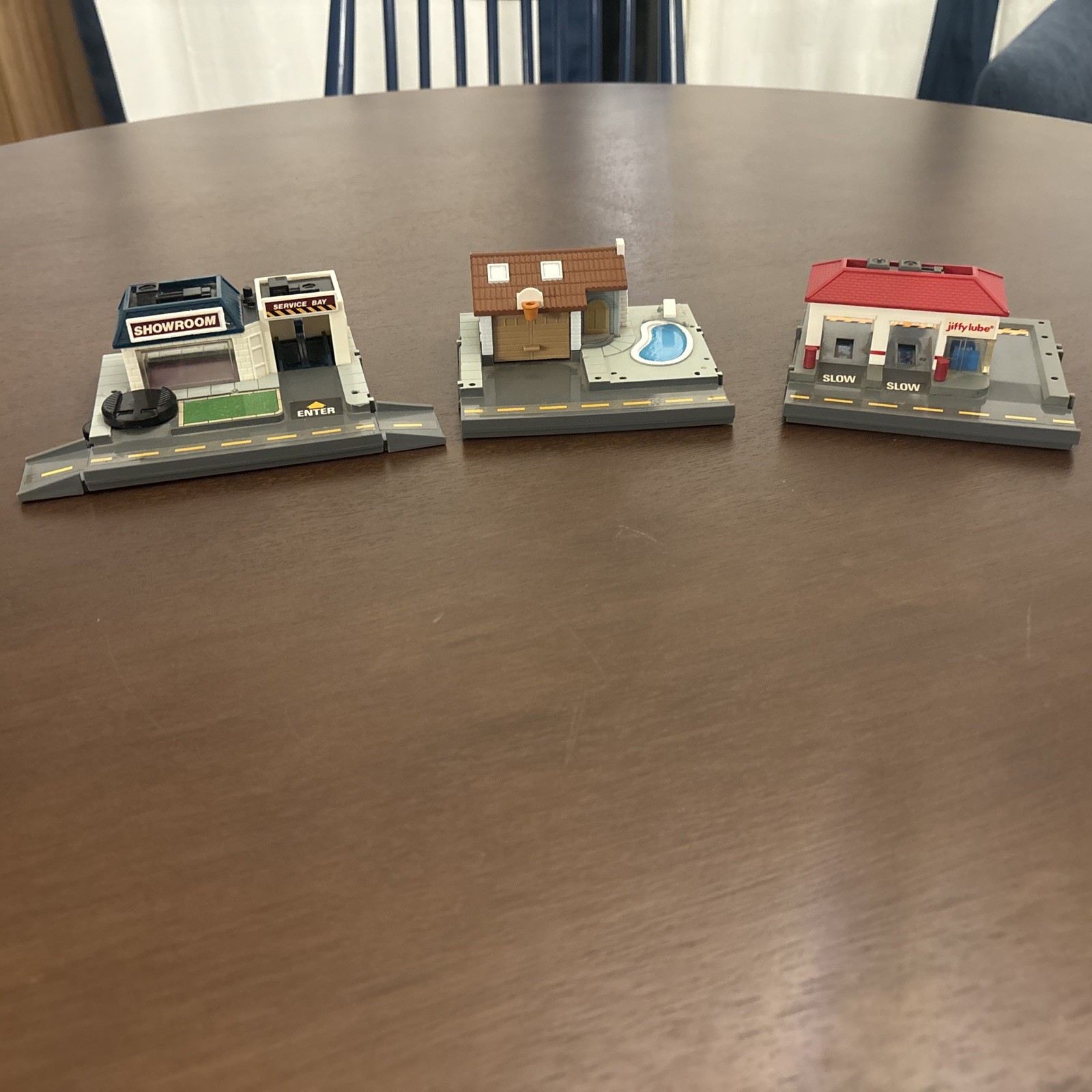 3-Micro Machine Street Corners City Galoob Jiffy Lube House Pool City Motor 1992 3-Micro Machine Street Corners City Galoob Jiffy Lube House Pool City Motor 1992