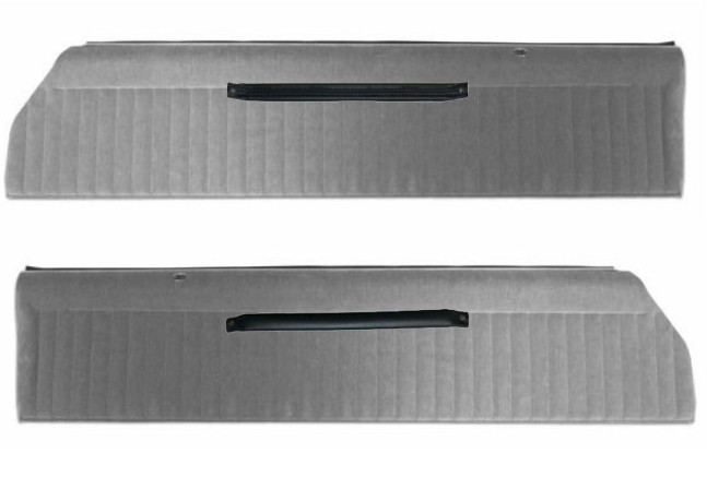 85-86 Grand National Reproduction Material Upper Door Panel and Pull Strap Set