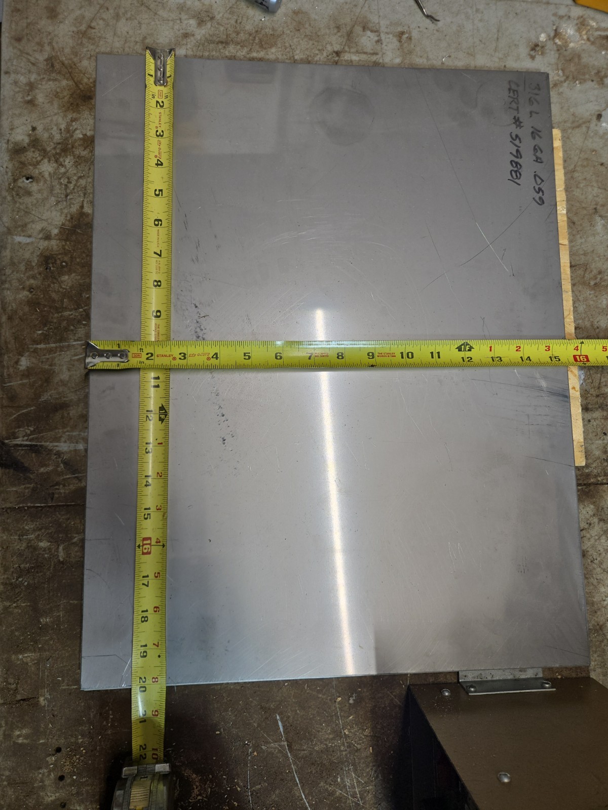 316L Stainless Steel Sheet 20 316L Stainless Steel Sheet 20