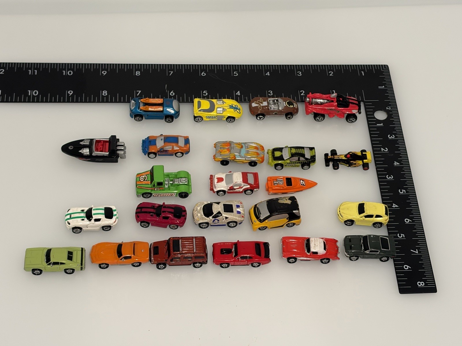 Vintage Micro Cars Lot Hot Wheels Hasbro Playmates PTI Mini⁠ Tara Toy Retro