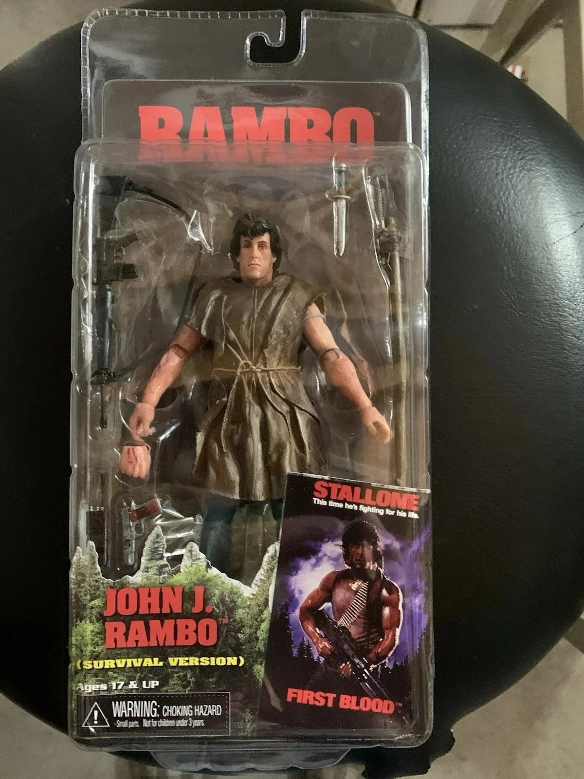 NECA RAMBO FIRST BLOOD SURVIVAL VERSION NEW ACTION FIGURE