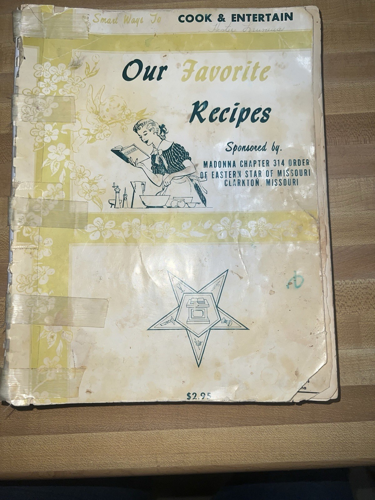 Vintage Eastern Star Madonna Chapter 314 Clarkton Mo Cookbook Vintage Eastern Star Madonna Chapter 314 Clarkton Mo Cookbook
