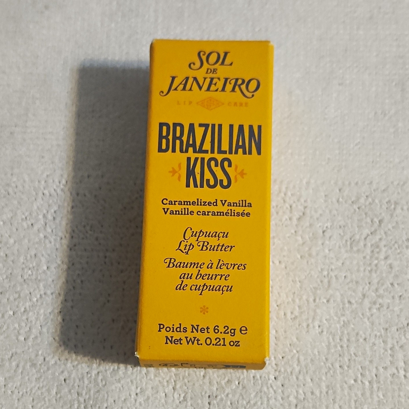 Sol de Janeiro Brazilian Kiss Cupuaçu Lip Butter Caramelized Vanilla 0.21 oz Sol de Janeiro Brazilian Kiss Cupuaçu Lip Butter Caramelized Vanilla 0.21 oz