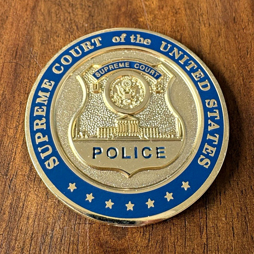 Supreme Court of the United States Police Department Challenge Coin U.S. Supreme Court of the United States Police Department Challenge Coin U.S.