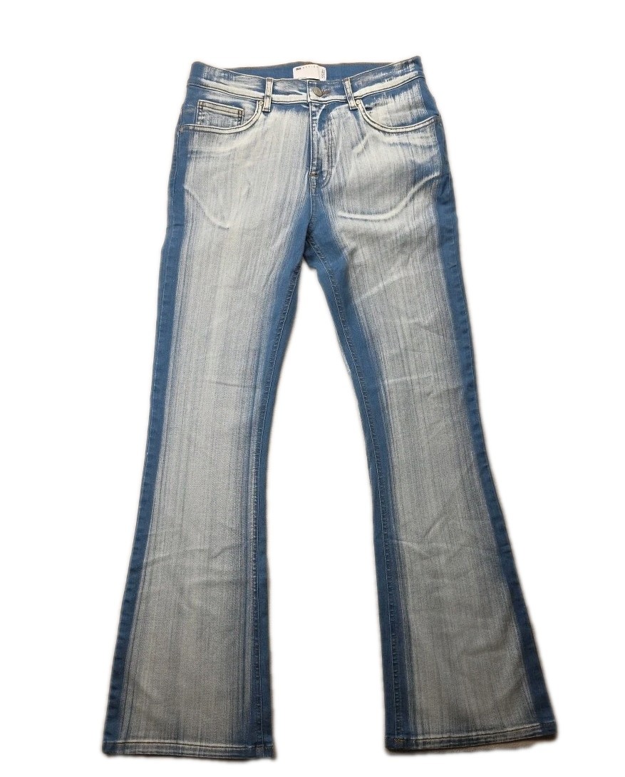 ASOS LIGHT WASH STRETCH FLARE White Wash JEANS SIZE W34X L32 MID WAIST New ASOS LIGHT WASH STRETCH FLARE White Wash JEANS SIZE W34X L32 MID WAIST New