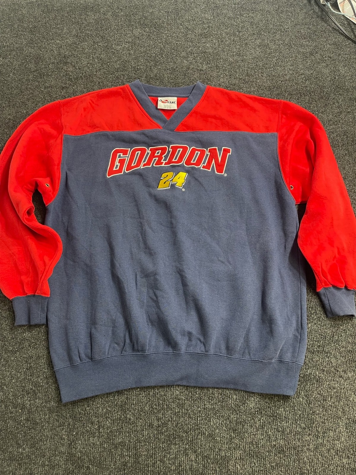Chase Authentics Sweater Jeff Gordon #24 90s Nascar Pullover Racing Mens Size L Chase Authentics Sweater Jeff Gordon #24 90s Nascar Pullover Racing Mens Size L