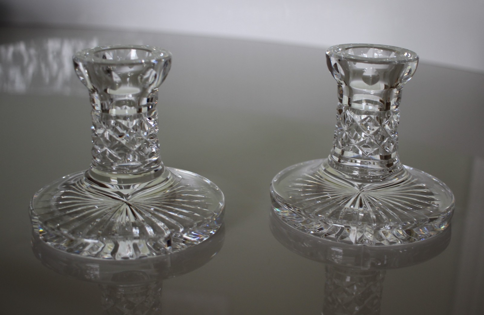 Beautiful Vintage Waterford Crystal Candle Holders *never used* Excellent