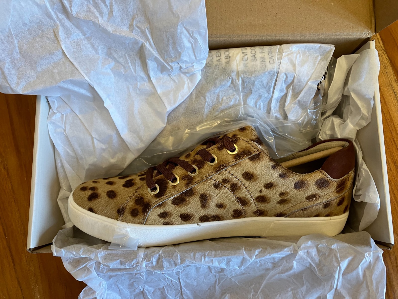 Naturalizer Women\'s Morrison Leopard Print Sneakers - Size 8.5