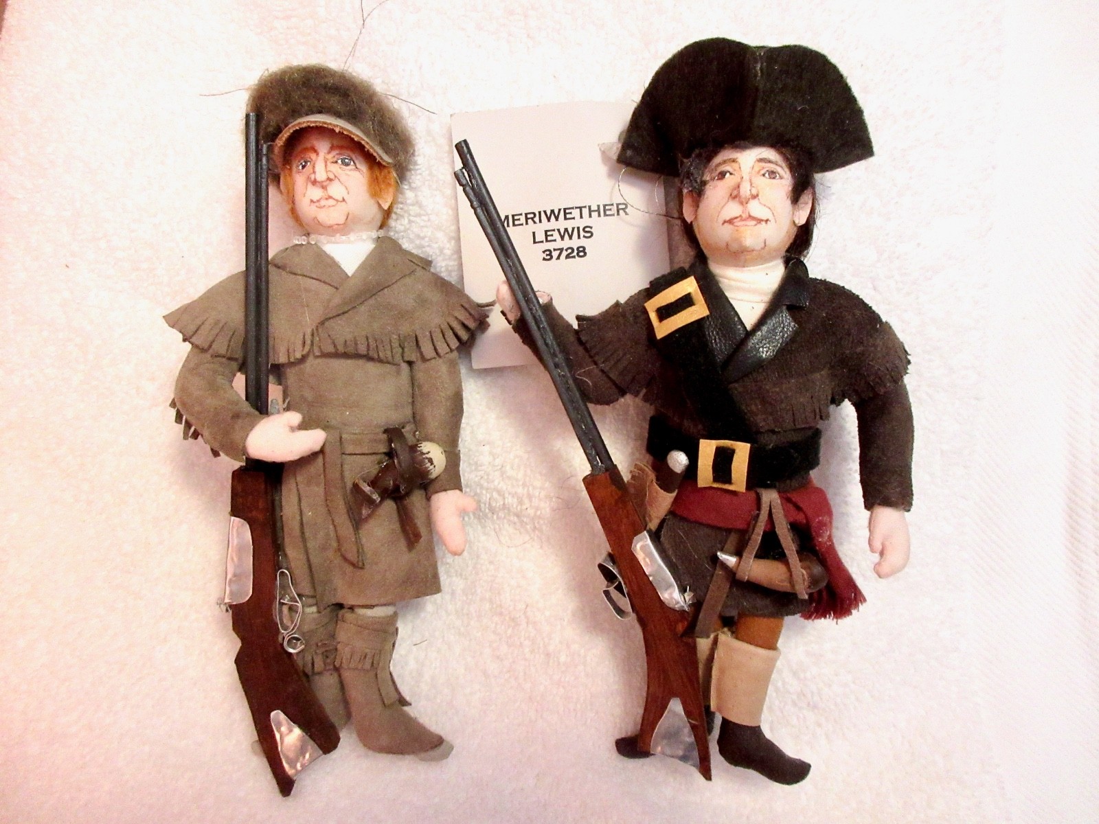 Lewis & Clark Vintage Gladys Boalt Xmas Ornament NOS Colonial Explorers Signed