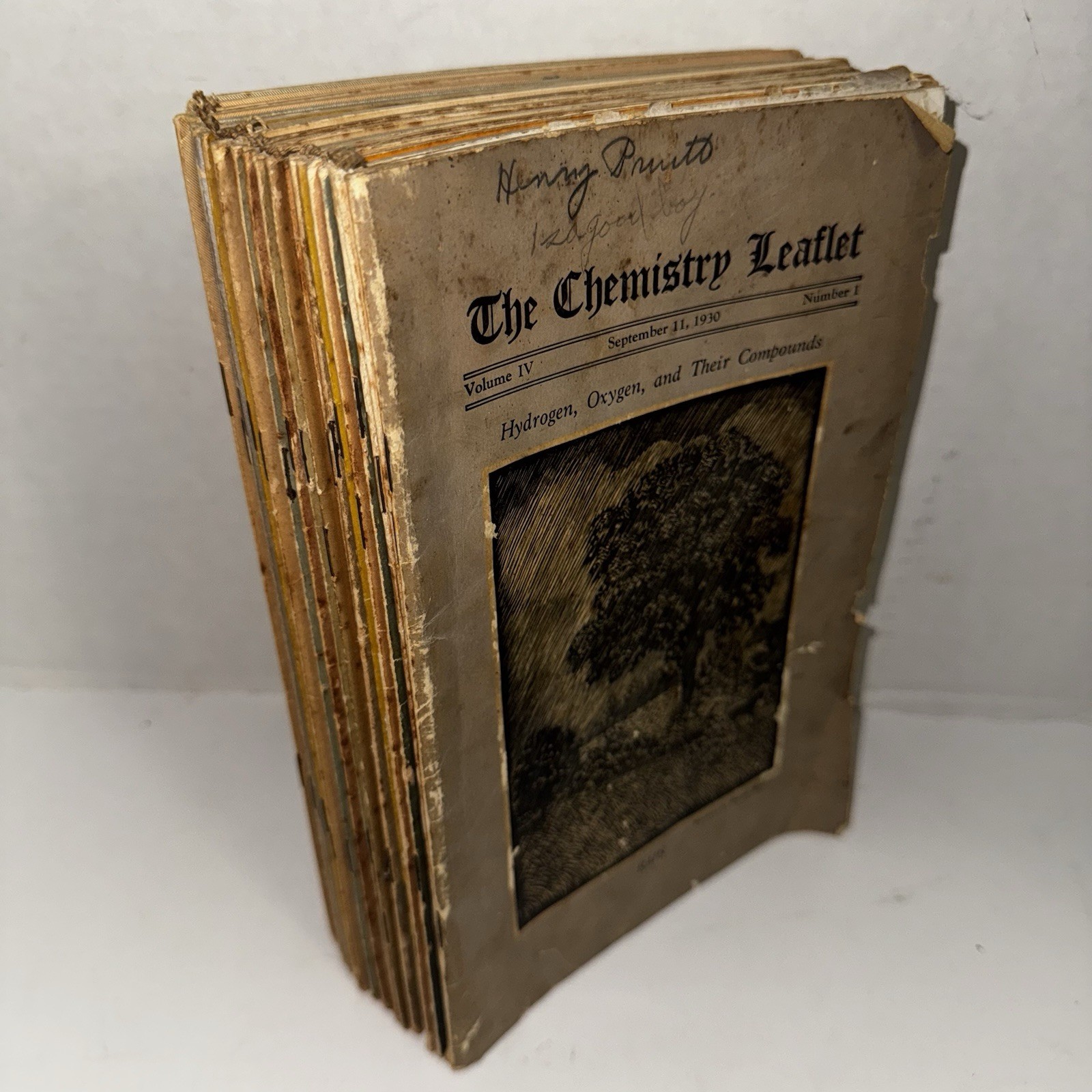 1930-31 The Chemistry Leaflet Vol IV Complete 34 Issues Science Service ACS RARE