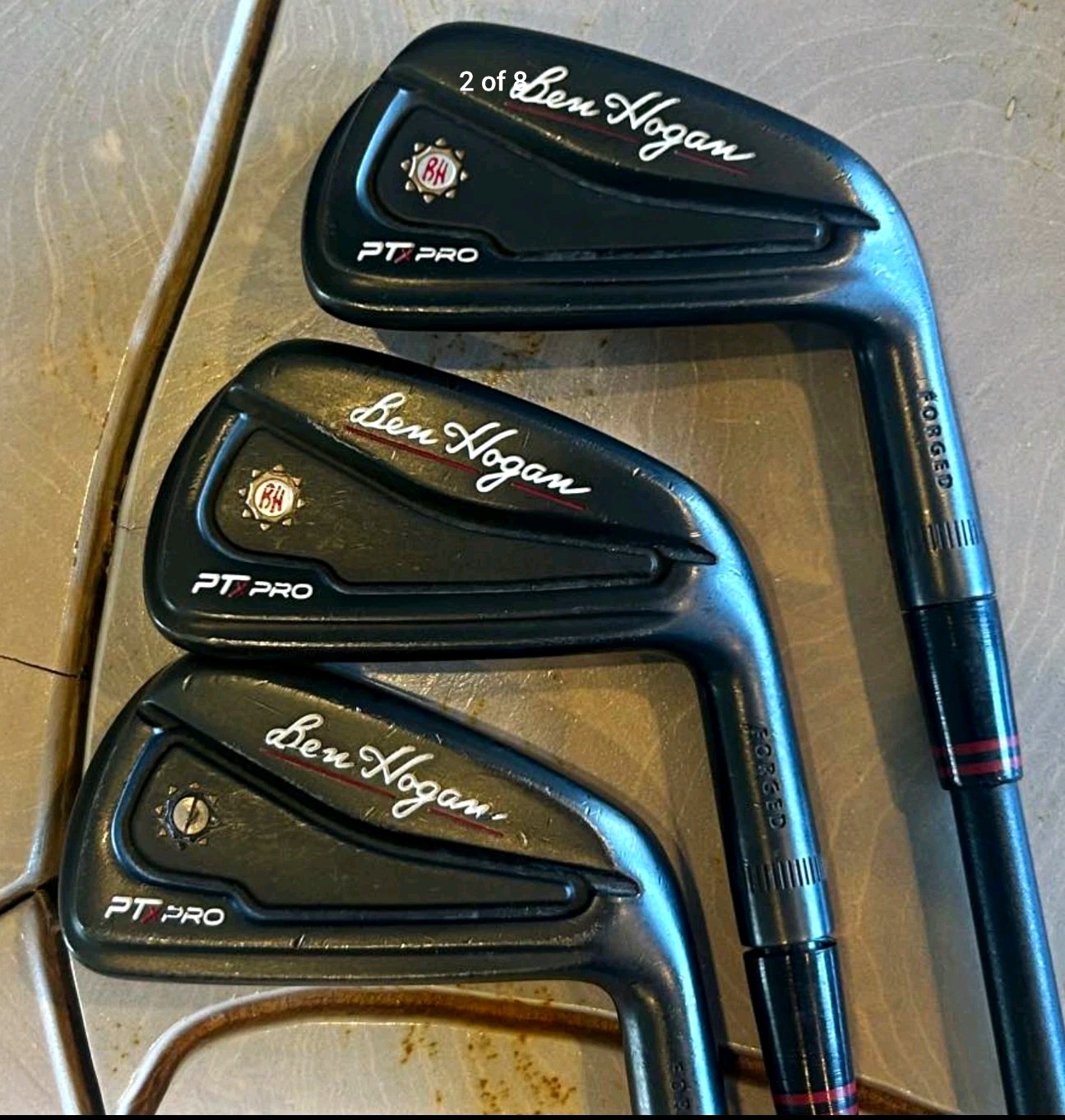 Ben Hogan PTX Pro Iron Set 4-PW + 50-54-58 Wedges Recoil Prototype 110 Graphite Ben Hogan PTX Pro Iron Set 4-PW + 50-54-58 Wedges Recoil Prototype 110 Graphite