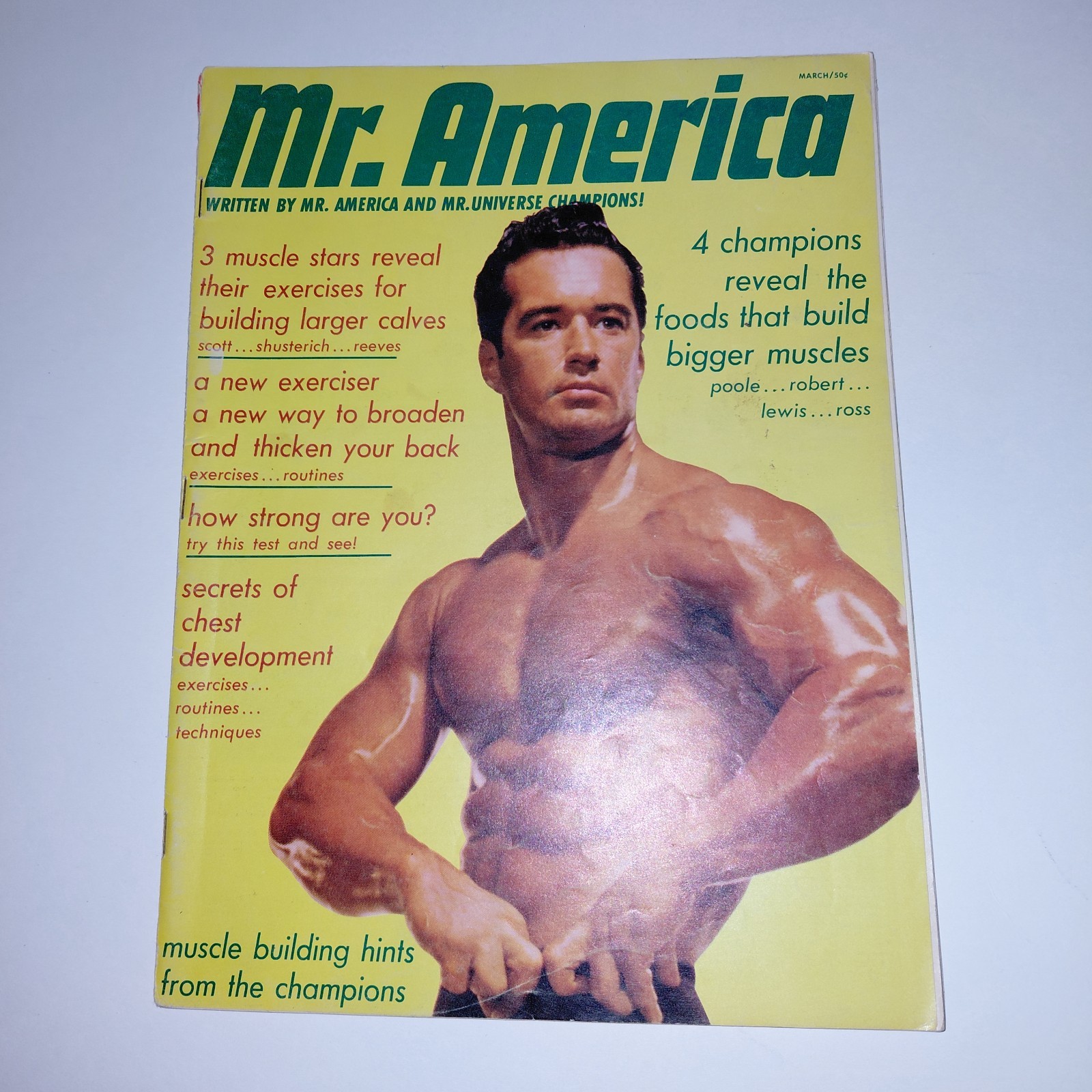 Mr. America March 1965 Steve Reeves, Betty Weider, Yvon Brunet, Freddy Ortiz Mr. America March 1965 Steve Reeves, Betty Weider, Yvon Brunet, Freddy Ortiz