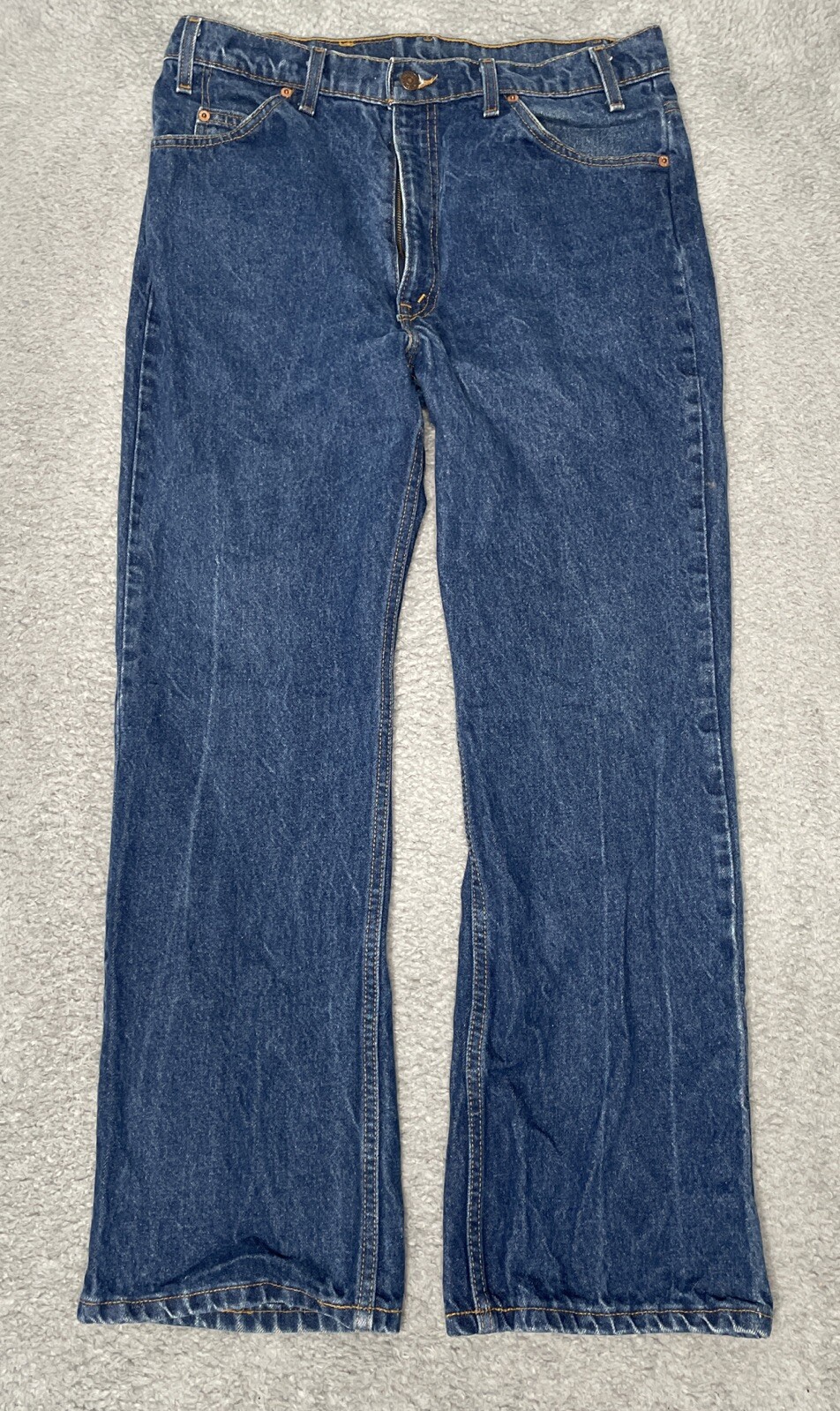 Vintage Levis 517 Jeans Mens 36X30 Orange Tab Denim Blue Jeans Made In USA