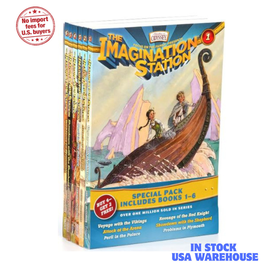 Adventures in Odyssey Imagination Station Special Pack Books 1-6 Box Set
