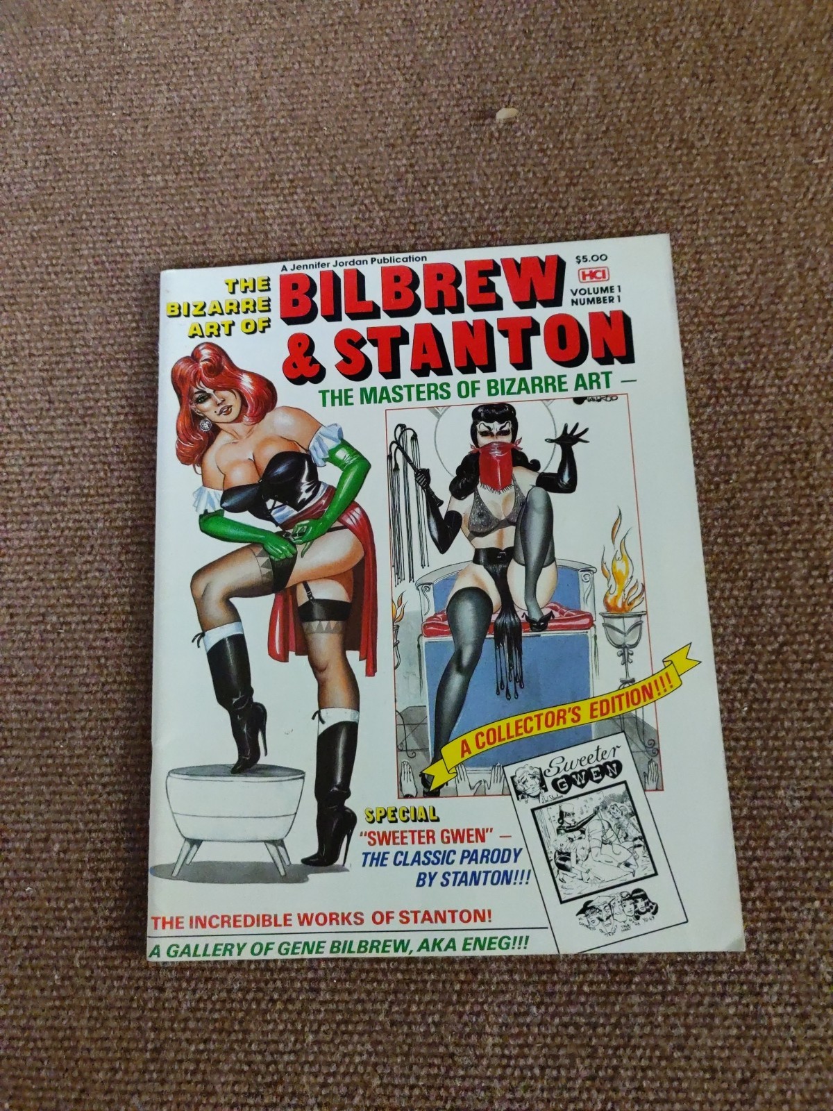 THE BIZARRE ART OF BILBREW & STANTON, Vol. 1 No 1, Curiosa Erotica Bondage