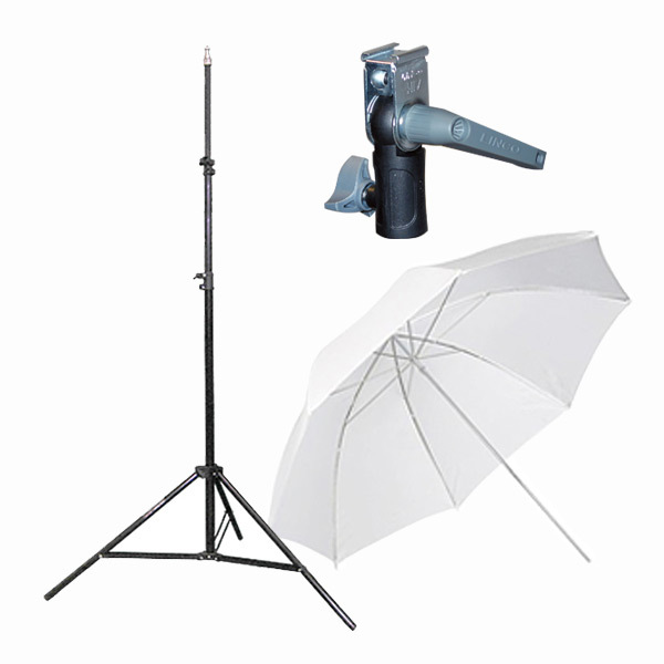 Light Stand & Flash Bracket Mount & Umbrella / Speedlite Flash Accessories Kit B