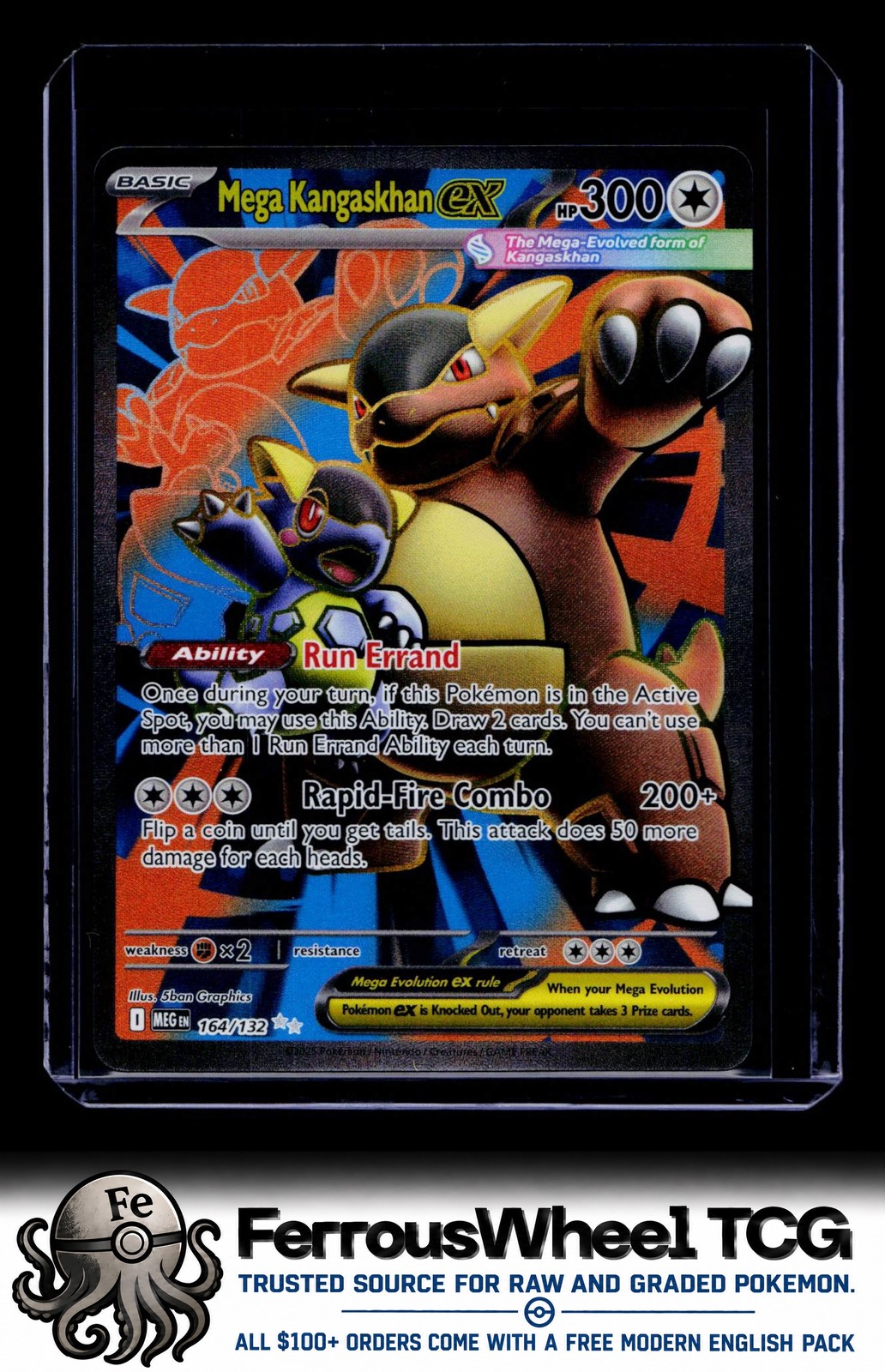 Mega Kangaskhan ex 164/132 - ME01: Mega Evolution - (NM)