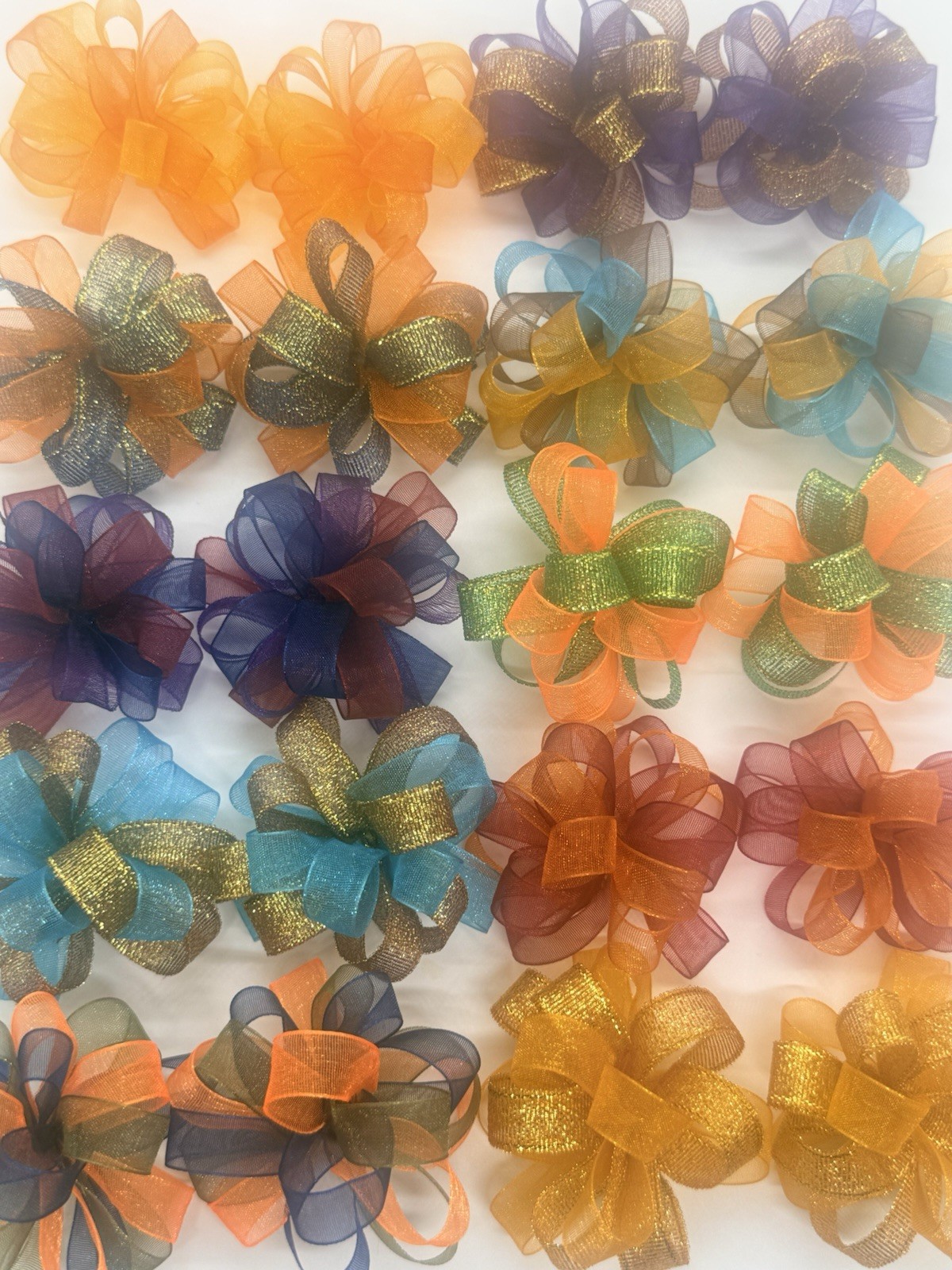 Bubble Dog Bows Pet / Dog grooming Fall Top Knot ear Qty 20