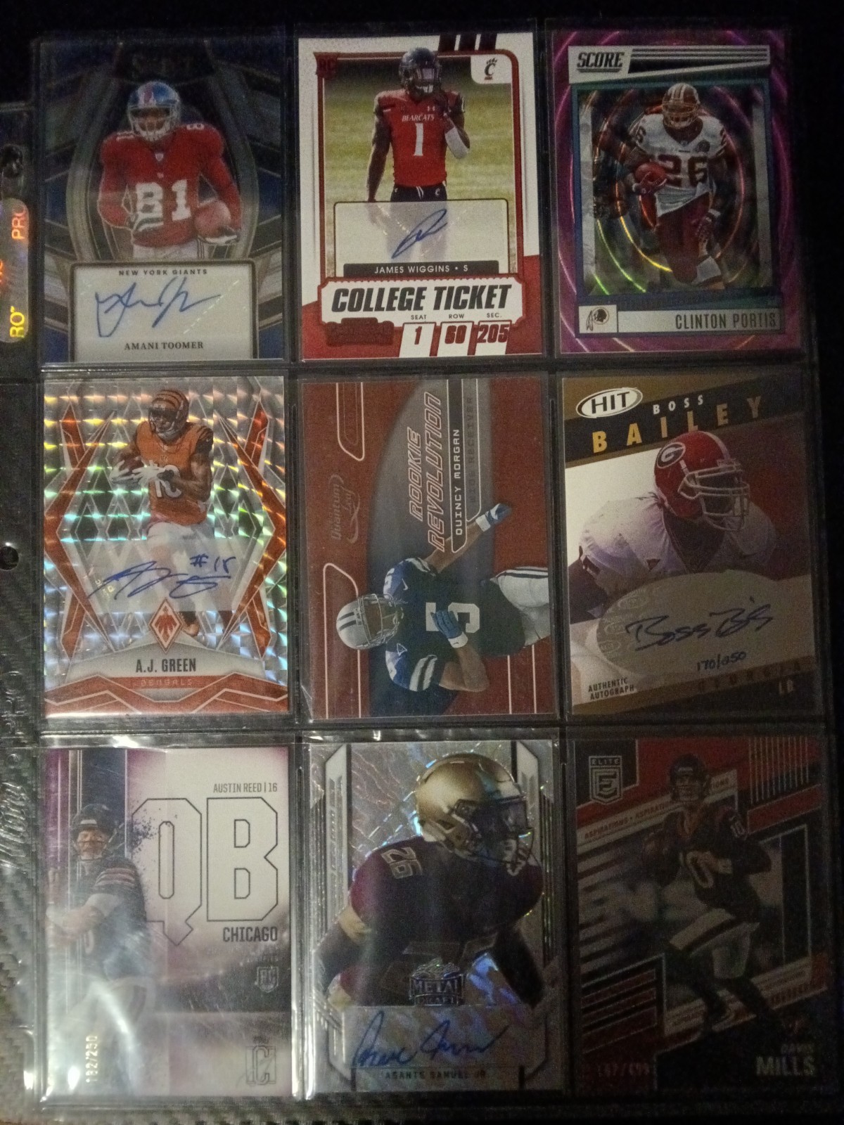  45 Card Lot NFL Rookies Parallels  Memorabilia AutoS Numbered