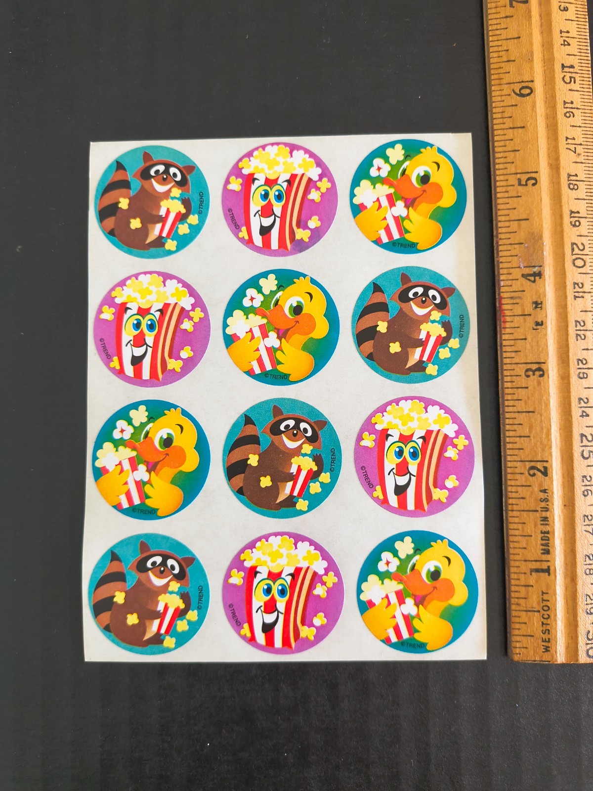 Vintage Trend 1990\'s Scratch n Sniff Superlative Stickers Discontinued to Choose
