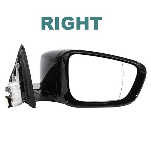 For BMW G20 2019-2023 Right Passenger 5Pins Black Heated Turn Light Mirror