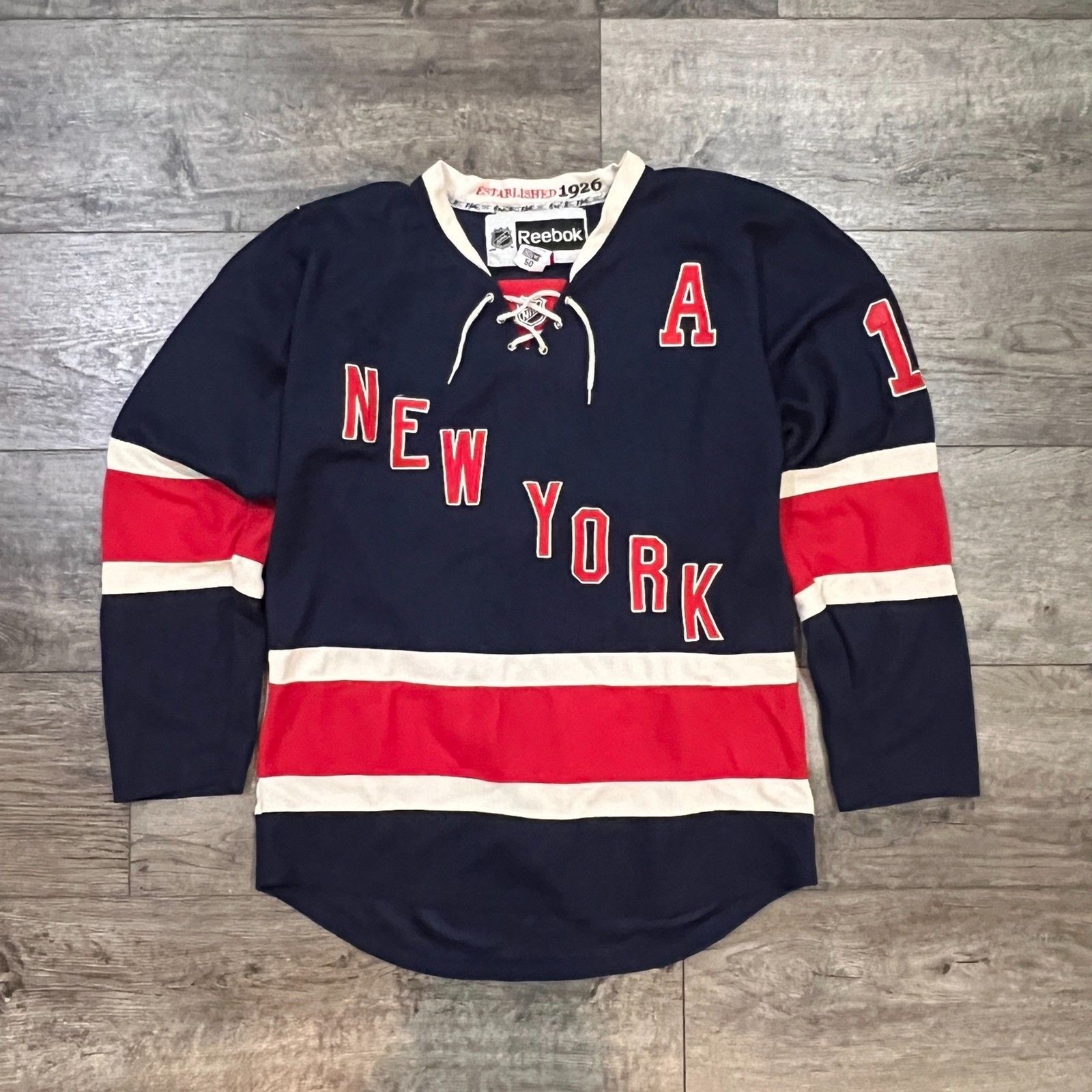 Vintage New York Rangers Marc Staal #18 Reebok CCM Canada Hockey Jersey Size 50