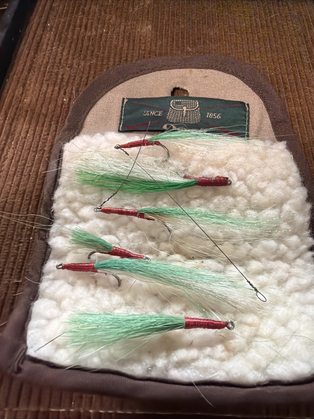 Vintage Orvis Fly Pouch Full Unused Wire Leader Streamers  Awesome Fishable