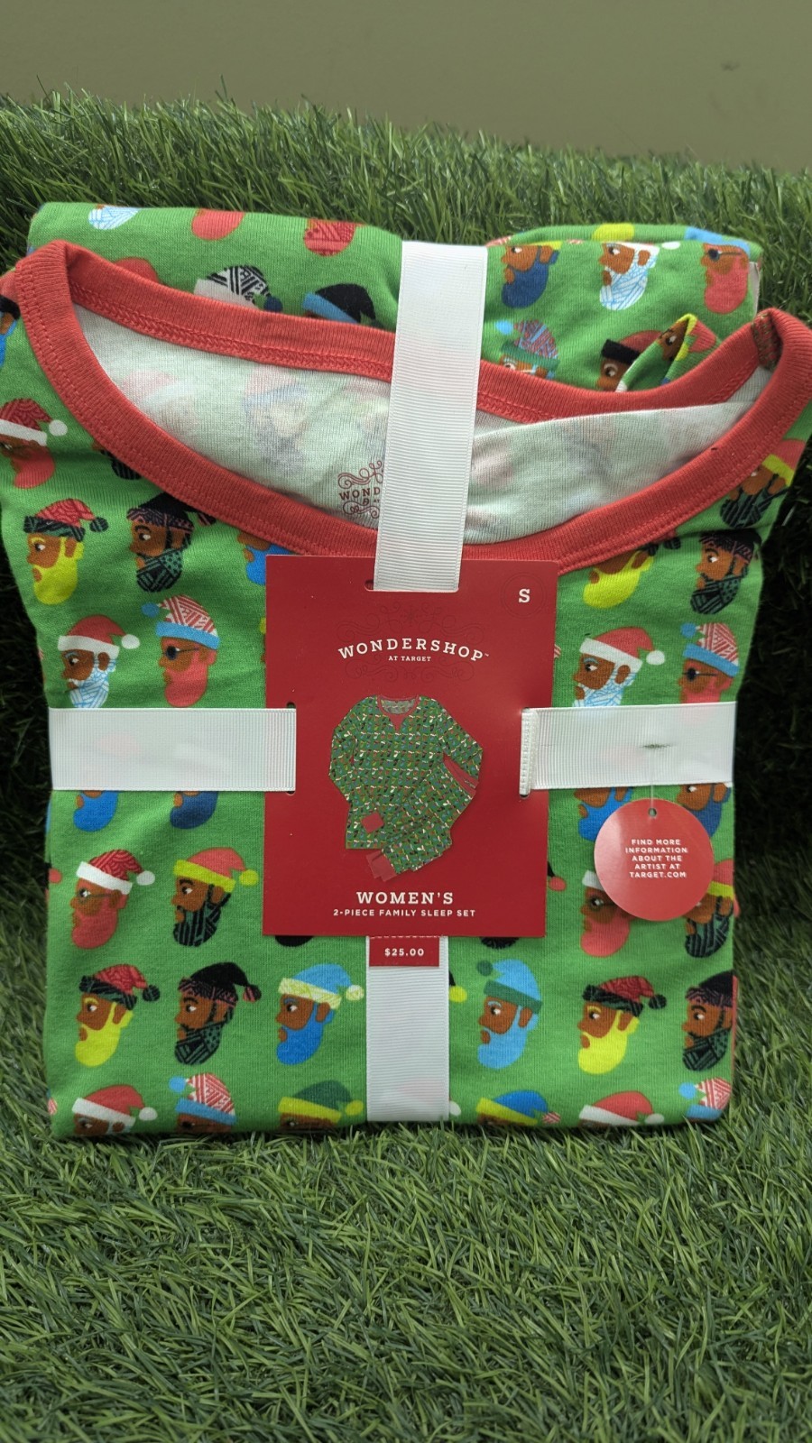 Wondershop At Target Women\'s 2 Piece Santa Family Sleep Set SMALL [NEW]