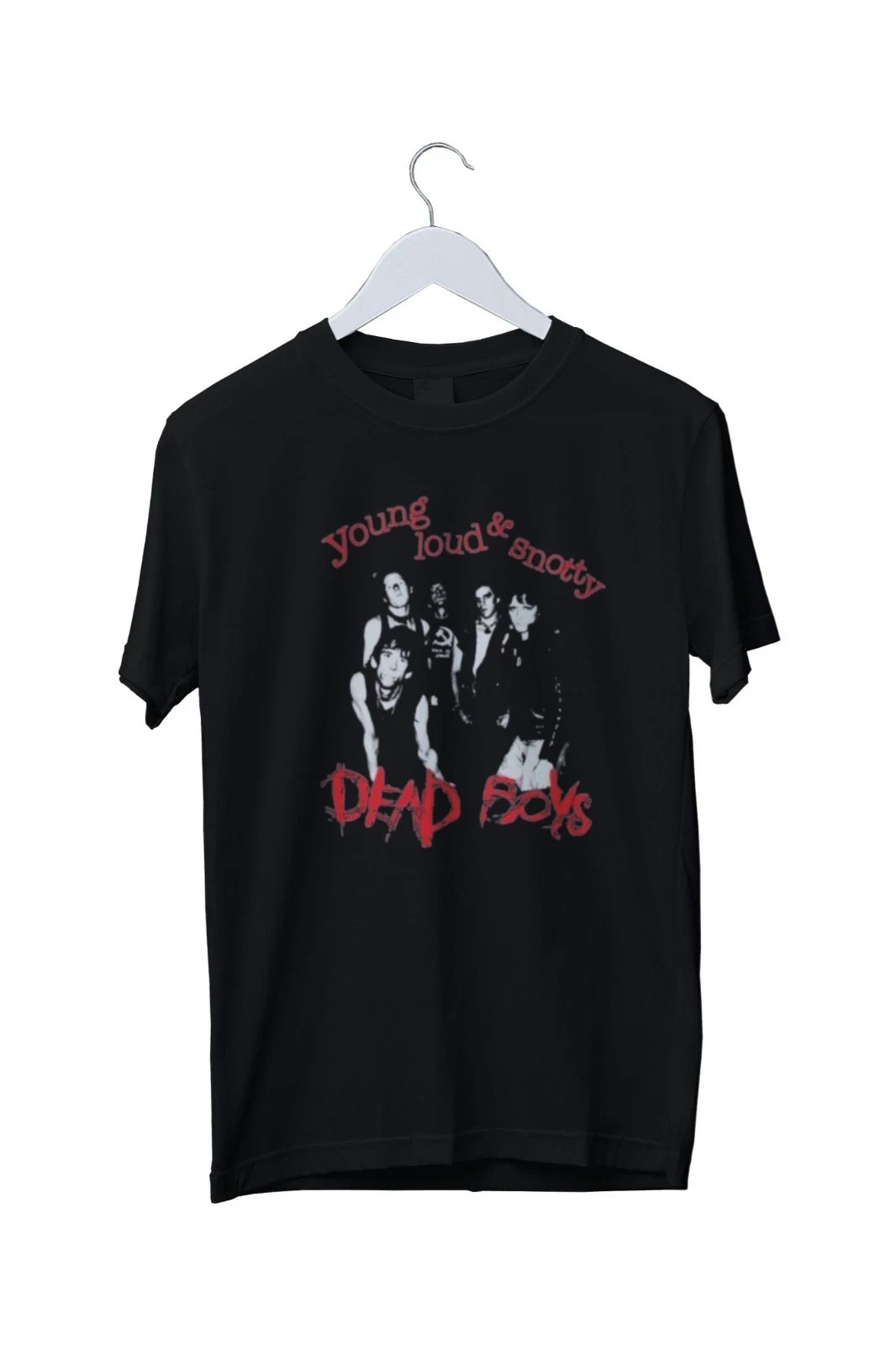 Vintage Dead Boys Concert Tour Graphic Print T-Shirt