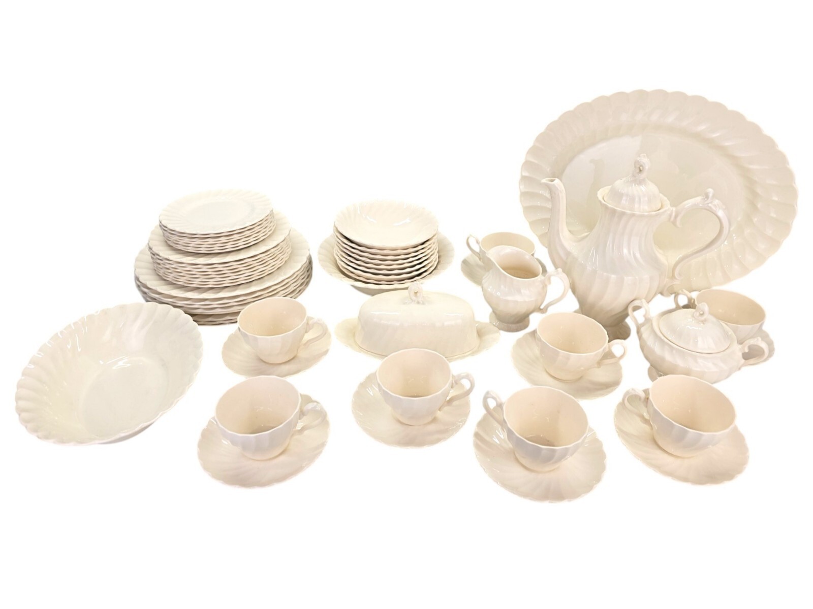 54PC VINTAGE MYOTT OLDE CHELSEA DISH SET SERVICE FOR 8